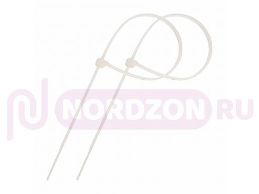300х4мм кабельный хомут (стяжка нейлонoвая) белая (100 шт) nylon Proconnect