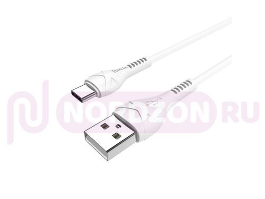 Шнур USB / Type-C HOCO X37, AM/Type-C, белый, 1м