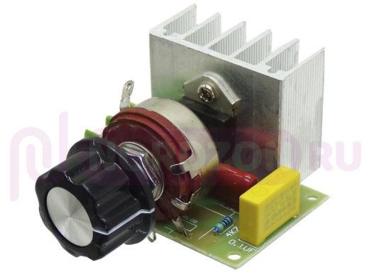 Регулятор мощности переменного тока: AC 50-220V, P=3000W с радиатором  "BP-150779"