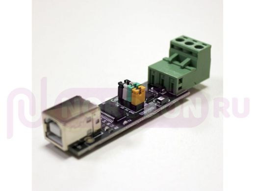 Конвертер/адаптер: разъем USB; USB - RS485 (FT232) скорость до 10 МГц