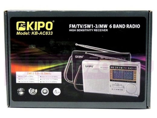 Радиоприемник  KIPO 409 "RPR-151571"  (FM/УКВ..) Uпит=(220V, 2*R20)