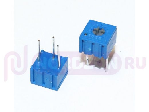 Резистор подстроечный 3362p 100 Ом (7 х 7.2 х 5 мм)