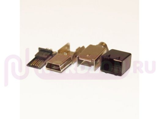 Разъём компьют: штекер mini-USB 5pin на кабель