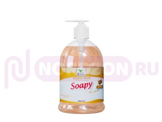 Жидкое мыло "Soapy" хозяйственное с дозатором 500 мл Clean&Green CG8065