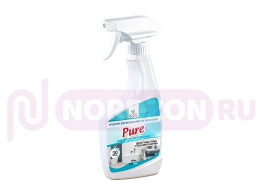 Средство для мытья и чистки сантехники "Pure" (кислотное, триггер) 500 мл Clean&Green CG8078