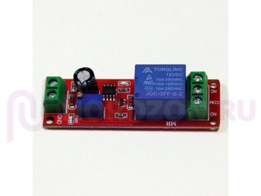 Модуль: Релейный таймер (задержка вкл.) 1-60сек, AC 220V, P = 2200W