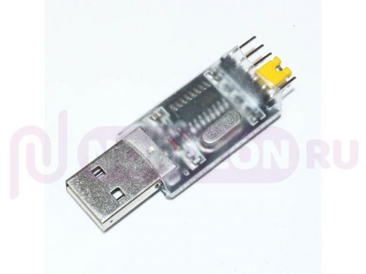 Конвертер/адаптер: разъем USB; шт-USB - UART на CH340, вых. USB 2.0 6pin