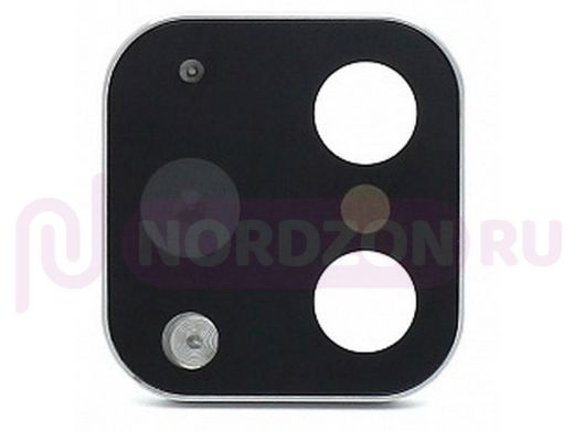 Защитное стекло на камеру iPhone  X/XS/XS Max, Desing 1, чёрное
