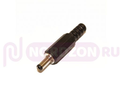 Штекер питания 1,7 х 4,0 х 9,5 мм пластик на кабель, APP-452
