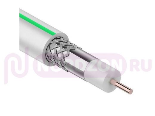 Коаксиальный кабель SAT 703B CCS/Al 75% 75 Ом 100m цена за 1шт