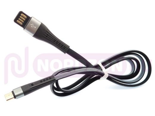 .Шнур USB / Type-C Серый кабель USB 2.4A (TYPE C) 1м "ABI-162065"
