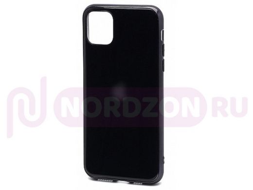 Чехол iPhone 11 Pro Max, Silicone case Onyx, матовый, чёрный