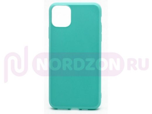 Чехол iPhone 11 Pro Max, силикон, ультратонкий глянец, зелёный