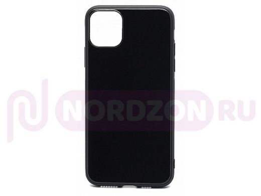 Чехол iPhone 11 Pro Max, силикон, ультратонкий глянец, чёрный