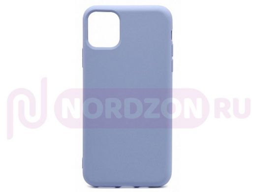 Чехол iPhone 12/12 Pro, Silicone case New Era, голубой