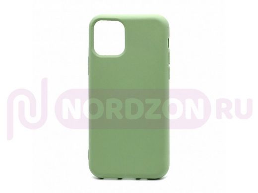 Чехол iPhone 12/12 Pro, Silicone case New Era, зелёный