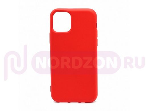 Чехол iPhone 12/12 Pro, Silicone case New Era, красный