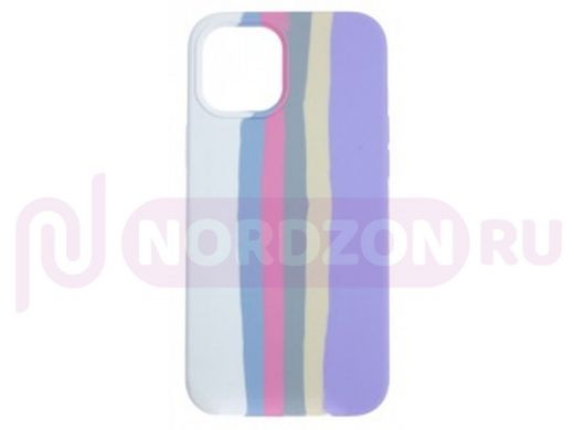 Чехол iPhone 12/12 Pro, Silicone case Soft Touch, разноцветный 005