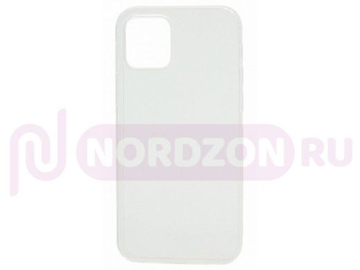 Чехол iPhone 12/12 Pro, силикон, прозрачный
