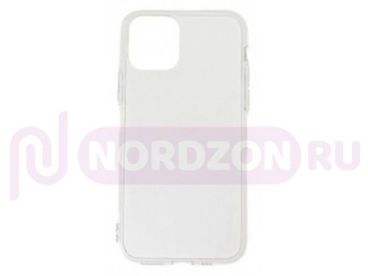 Чехол iPhone 12/12 Pro, силикон, прозрачный