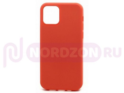 Чехол iPhone 12 mini, Silicone case New Era, оранжевый
