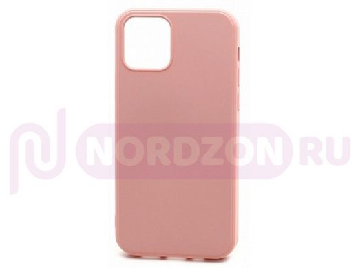 Чехол iPhone 12 mini, Silicone case New Era, розовый
