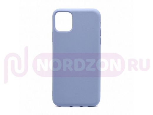 Чехол iPhone 12 Pro Max, Silicone case New Era, голубой