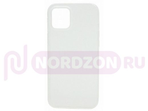 Чехол iPhone 12 Pro Max, силикон, прозрачный
