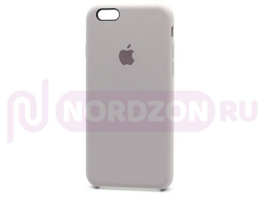 Чехол iPhone 7 Plus /8 Plus, Silicone case Soft Touch, лиловый, лого, 007