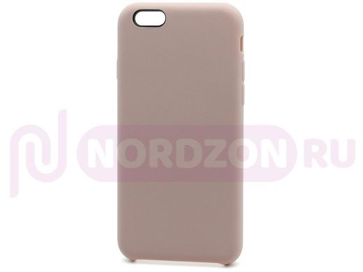 Чехол iPhone 7 Plus /8 Plus, Silicone case Soft Touch, розовый, снизу закрыт, 019