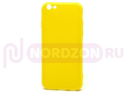 Чехол iPhone 7 Plus /8 Plus, силикон, ультратонкий глянец, жёлтый