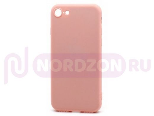 Чехол iPhone 7/8, Silicone case New Era, розовый светлый