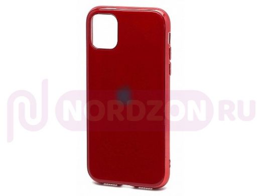 Чехол iPhone XS Max, Silicone case Onyx, матовый, красный