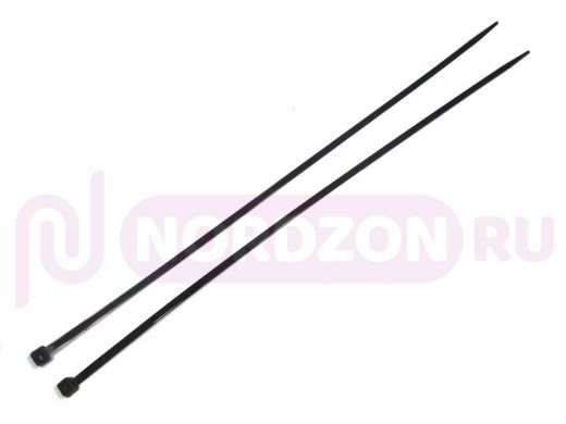 400х4,8мм кабельный хомут (стяжка нейлонoвая) nylon черная (100 шт) 6,6, OMAX