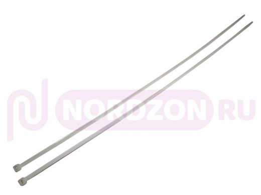 400х4,8мм кабельный хомут (стяжка нейлонoвая) nylon белая (100 шт) нейлон 6,6, OMAX