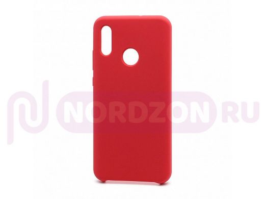 Чехол Honor 10 Lite /Huawei P Smart (2019), Silicone cover color, красный, 015