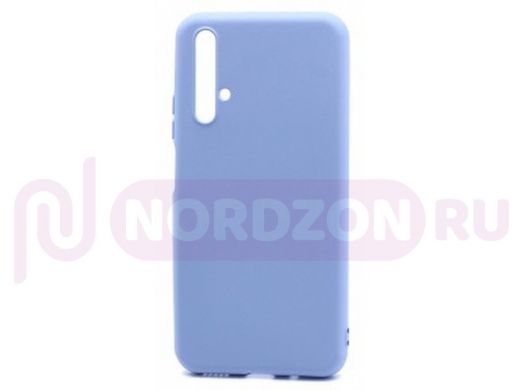 Чехол Honor 20 /Huawei Nova 5T, Silicone case New Era, голубой