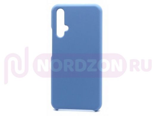 Чехол Honor 20 /Huawei Nova 5T, Silicone cover color, синий, 020