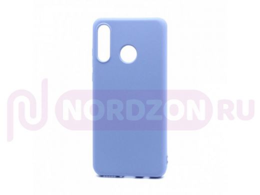 Чехол Honor 20 Lite /Huawei P30 Lite, Silicone case New Era, голубой