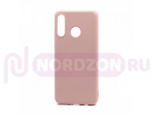 Чехол Honor 20 Lite /Huawei P30 Lite, Silicone case New Era, светло розовы