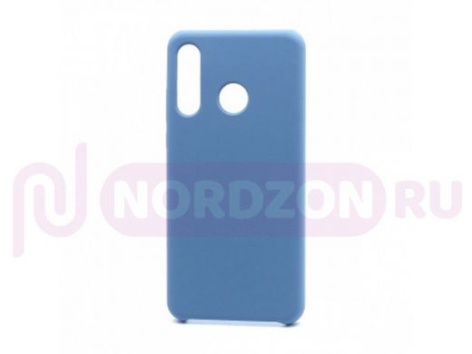 Чехол Honor 20 Lite /Huawei P30 Lite, Silicone cover color, синий, 010
