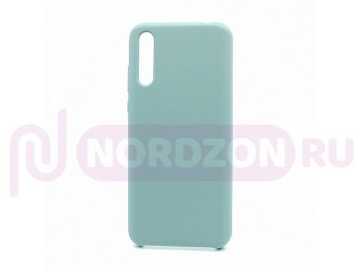 Чехол Honor 30i/ Huawei Y8p, Silicone cover color, бирюзовый, 002