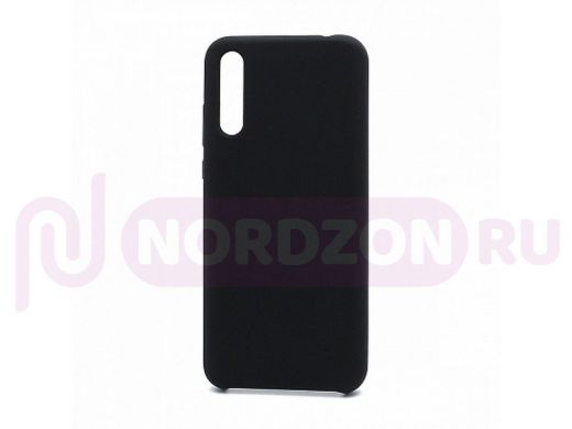 Чехол Honor 30i/ Huawei Y8p, Silicone cover color, чёрный, 003