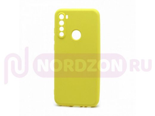 Чехол Honor 30s /Huawei Nova 7SE, Silicone case New Era, жёлтый