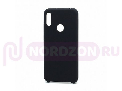 Чехол Honor 8A /Huawei Y6 (2019), Silicone cover color, чёрный, 003