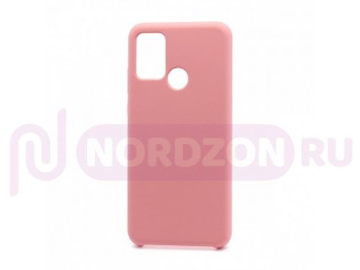 Чехол Honor 9A, Silicone cover color, розовый, 004