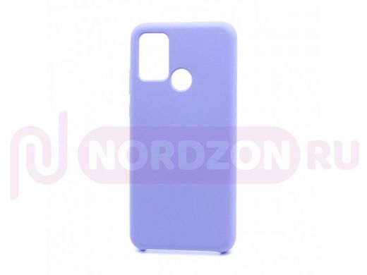 Чехол Honor 9A, Silicone cover color, сиреневый, 013