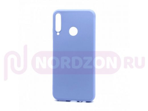 Чехол Honor 9C /Huawei P40 Lite E, Silicone case New Era, голубой