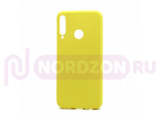 Чехол Honor 9C /Huawei P40 Lite E, Silicone case New Era, жёлтый