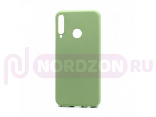 Чехол Honor 9C /Huawei P40 Lite E, Silicone case New Era, зелёный